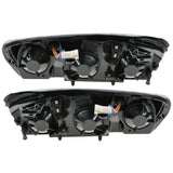 Faros Fondo Cromado Chevy Chevrolet Malibu 2004 - 2008